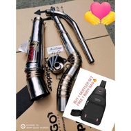 【Ready Stock】┅TMX 155/125 DAENGSAI4 OPEN MUFFLER LONG TIP