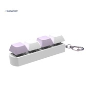[CH] Compact Keyboard Fidget Toy Keyboard Fidget Toy Clicky Keycap Fidget Toy with Sound Light Stres