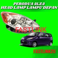 Fastlink Perodua Head Lamp Lampu Kereta Headlamp Front Lamp Lights Alza 2009 Lampu Depan Besar 100% New High Quality