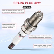 3199 Iridium Spark Plugs 6 Pack Compatible with BMW X3 X5 Z3 Z4 525i 323i 325i 530i 528i 320i 328i 3