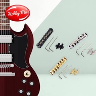 PROMO- SADDLE TUNE-O-MATIC ROLLER BRIDGE UNTUK GITAR LISTRIK