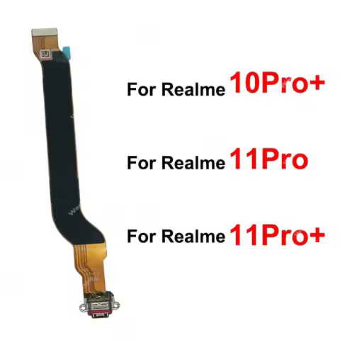 For Realme 10 11 Pro Plus 5G USB Charger Dock Board Flex Cable USB Charging Jack Flex Cable Replacem