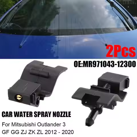 Front Windshield Wiper Washer Jet Nozzle Hood Liquid Sprayer For Mitsubishi Outlander 3 GF GG ZJ ZK 