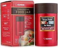 Zojirushi Stainless Steel Food Jar Metallic Red 19 oz/0.55 L SW-HAE55RM