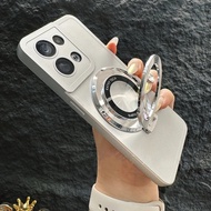 Luxury Metal Stand Phone Case for Mi 13T 13 Pro 12T 12 11 Lite 10T Poco X6 F4 GT F5 X5 Pro M4 M3 X4 