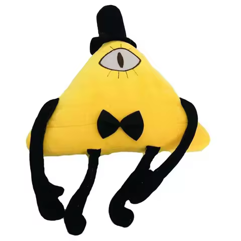 Disney Animes Gravity Falls Bill Cipher Stuffed Plush Toys 28cm Cartoon Bill Cipher Plush Dolls Home
