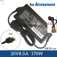 170W 20V 8.5A Laptop Ac Adapter Charger For Lenovo Thinkpad P50/P51/P70/P71/W540/W541  Usb Tip Power
