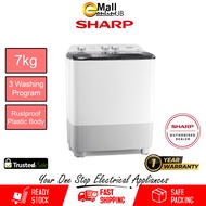 Sharp 7kg Semi-Auto Washing Machine EST7015 | Mesin Basuh