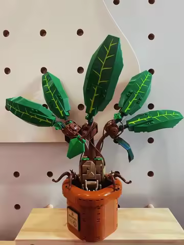 MINISO Compatible 76433 Mandella Grass Building Blocks Puzzle Game Adults Bricks Bricks Kids Toys fo