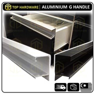 TOP🇲🇾 (PACKING 3Pcs Or 4Pcs) ALUMINIUM PROFILE Aluminium G Handle 3G Door Handle For Cabinet Handle