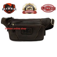 Rush Rider  Original Cow Leather Waist Bag Pouch Bag Crossbody Bag Kulit Asli Lembu Size (M)