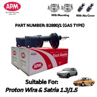 APM Proton Wira & Satria 1.3 /1.5 Front (Depan) /Rear (Belakang) Gas & Oil Shock Absorber Set