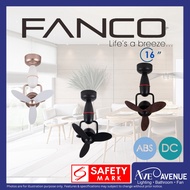 Fanco Tristar Nano 16 Inch DC Motor Corner Fan with Remote Control