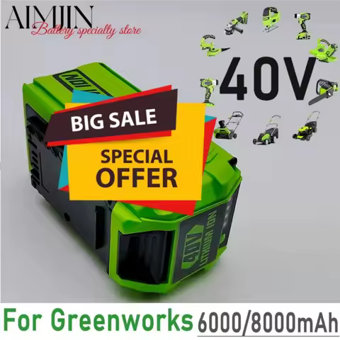 High capacity Li-ion Battery Applicable Greenworks 40V 8.0AH G-MAX Manufacturer Replacement Battery 