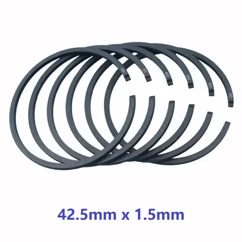 6pcs 42.5mm x 1.5mm Piston Ring for kawasaki TJ45E & More 2 Stroke Engine Cylinder Piston Repair Par
