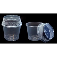 CHUNBE CB WARE R20 Dome Lid ( 10 X 25set±)(250set) 20oz Round Microwave Container / PP Disposable Co