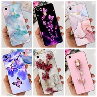 For OPPO F5 Youth CPH1725 Case New Fashion Marble Butterfly Flower Soft Silicone Back Cover For OPPO F5 F 5 F5Plus Capa