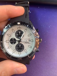 CVFTY Citizen นาฬิกาผู้ชายนาฬิกาควอตซ์แบบบอกวันที่นาฬิกาซิลิโคนสปอร์ตหรูนาฬิกาข้อมือกันน้ำ