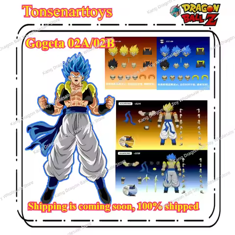 Tonsenarttoys Kamione Dragon Ball Z SHF Super Saiyan Blue SSJ Son Goku Vegeta Gogeta Anime Action Fi