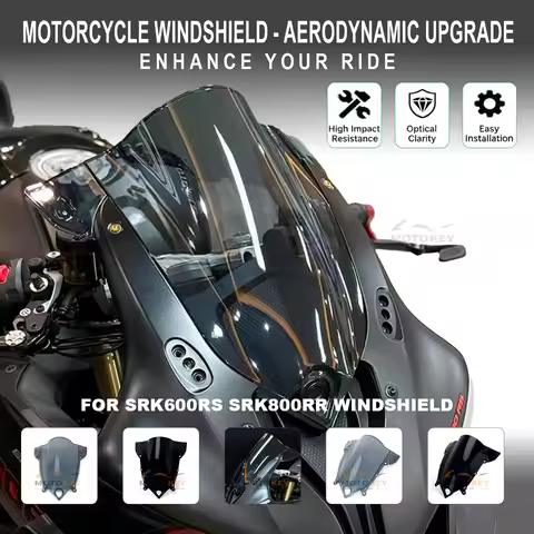 For QJMOTOR QJ600RS QJ800RR SRK600RS SRK800RR 2023 2024 Windscreen SRK600RS SRK800RR New Motorcycle 