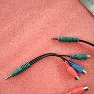 3.5 mm RCA to RCA female Jack Cable