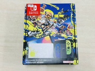 Nintendo Switch OLED 版 Splatoon 3 限定版 HEG-001 主機套裝（已測試，功能正常)