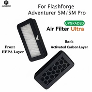 Upgrade Air Filter for Flashforge Adventurer 5M/ 5M Pro Dual Side HEPA 13+Activated Carbon Combo Fil