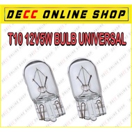 T10 12v5w Bulb Universal 2 PCS