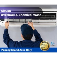 Aircond 1.0HP-2.0HP Chemical Wash &amp; Overhaul - Penang