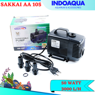 INDOAQUA - Pompa Celup Air Aquarium Besar 105 [3000 L/H] Pompa Hidroponik Pompa Air Mancur Kolam Sakai Pro AA 105