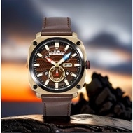 HUMMER OFFER MEN WATCH HM1026-1842 GOLD BROWN (1 Years International Warranty)