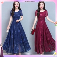 ANNABELLE ML XL Christmas Party Dress Brocade Tile Simple Elegant Korean Style Dress Formal Dress