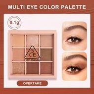 3CE Multi-Color Eyeshadow Palette #OVERTAKE - 8.1g, Suitable For Daily Use
