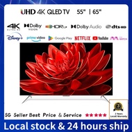 QLED 4K Smart TV UHD Android TV Google TV 55 inch 65 inch | Wide Color Gamut | Netflix | Youtube