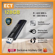 Sandisk Extreme Pro CZ880 128GB 256GB 420MB/s USB 3.2 Gen 1 Solid State Drive SSD Pendrive Thumb Dri