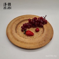 Fruit Tray Tray Wholesale Autumn Rattan Woven Handmade Fruit Basket Storage Basket Vietnam Manufactu