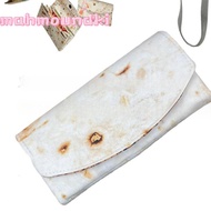 MAHMOUNDKI Coin Clip, Multiple Compartments Burrito Burrito Wallet, Foldable with Card Slots Coin Pu