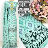 KAIN PASANG SONGKET PRINTED SB LINE EXCLUSIVE