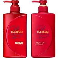 Shiseido TSUBAKI Premium Moist &amp; Repair Shampoo Bottle 490ml + Hair Conditioner Bottle 490ml [Direct from Japan]