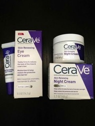 Cerave  保濕慢老晚霜 Cerave Skin Renewing Eye Cream 14.2g Cerave Skin Renewing Night Cream 48g