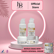 AURA BRIGHT PAKET 4IN1 CREAM SIANG+MALAM+TONER+FACIAL - PAKET AURA | skincare | skincare wajah glowi