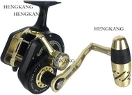 66Lbs หมุนช้า6.3:1 9 + 2Rb รีลกระตุก Hengkang01-Cb รอกทั่วไปน้ำเค็ม