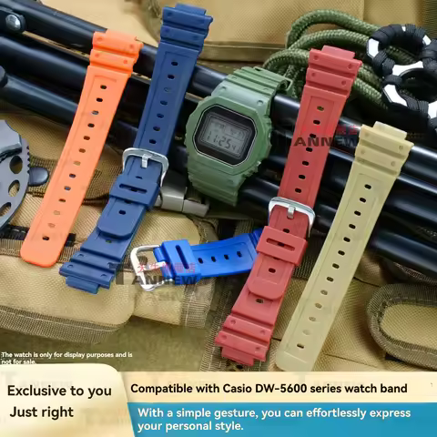 Silicone Case Strap Set, Replacement Mod Kit For G-5600 GW-M5610 GB-M5600 GW-M5600 GWM-5630 GLX-5600