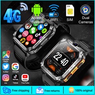 4G Call Smartwatch Dual Cameras 1.96inch GPS Wifi NFC 16G ROM Google Play Android Men Women Fitness Smart Watch for Men Women