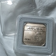 Koin ARUBA 50 cents kotak (AR-6)