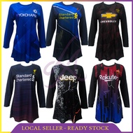 (LALA) LADY/WOMEN MUSLIMAH FOOTBALL/SOCCER LONGSLEEVES JERSEY BLOUSE (BAJU BOLA SEPAK PEREMPUAN/WANI