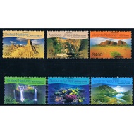 UN0314 United Nations 1999 World Heritage Series Group 3 Australia 6 Brand New Foreign Stamps 0225