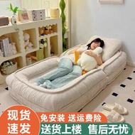 【lazy person's sofa】Jingju Human Kennel Lazy Sofa Bed Single Double Sleeping Bay Window Small Couch Bed Seat