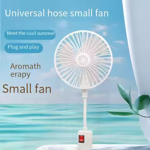 New European Union Small Cyclone Portable Electric Fan Silent Cooling Wall Mounted Dormitory Office