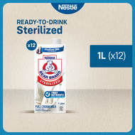 [CASE] Bear Brand Sterilized UHT Milk 1L - Pack of 12